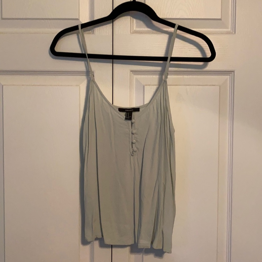 Mint green Forever 21 tank size M